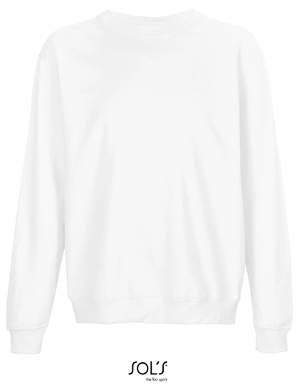 Unisex Columbia Crew Neck Sweatshirt zum Besticken und Bedrucken in der Farbe White mit Ihren Logo, Schriftzug oder Motiv.
