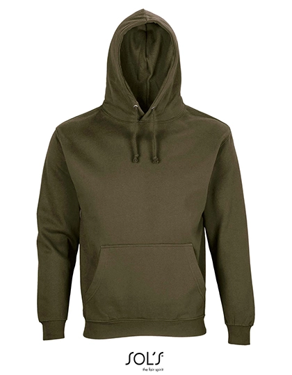 Unisex Condor Hooded Sweatshirt zum Besticken und Bedrucken in der Farbe Army mit Ihren Logo, Schriftzug oder Motiv.