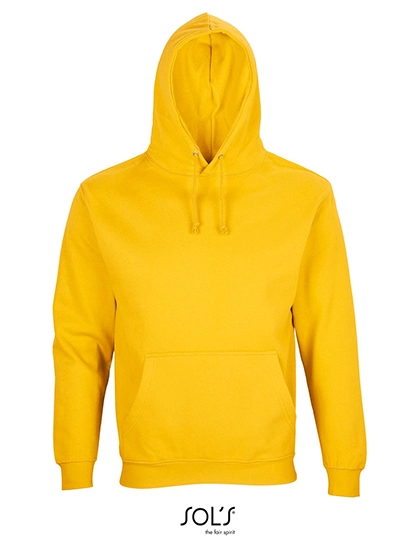 Unisex Condor Hooded Sweatshirt zum Besticken und Bedrucken in der Farbe Gold mit Ihren Logo, Schriftzug oder Motiv.