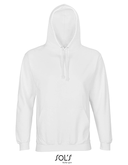 Unisex Condor Hooded Sweatshirt zum Besticken und Bedrucken in der Farbe White mit Ihren Logo, Schriftzug oder Motiv.