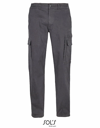 Men´s Docker Pants zum Besticken und Bedrucken in der Farbe Dark Grey (Solid) mit Ihren Logo, Schriftzug oder Motiv.