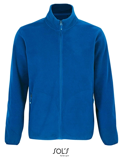 Men´s Factor Zipped Fleece Jacket zum Besticken und Bedrucken in der Farbe Royal Blue mit Ihren Logo, Schriftzug oder Motiv.