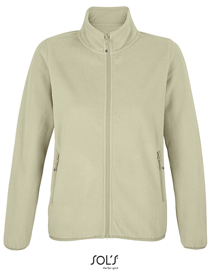 Women´s Factor Zipped Fleece Jacket zum Besticken und Bedrucken in der Farbe Rope mit Ihren Logo, Schriftzug oder Motiv.