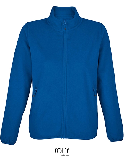 Women´s Factor Zipped Fleece Jacket zum Besticken und Bedrucken in der Farbe Royal Blue mit Ihren Logo, Schriftzug oder Motiv.