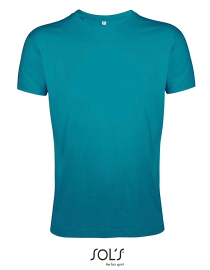 Regent Fit T-Shirt zum Besticken und Bedrucken in der Farbe Duck Blue mit Ihren Logo, Schriftzug oder Motiv.