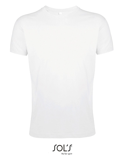 Regent Fit T-Shirt zum Besticken und Bedrucken in der Farbe White mit Ihren Logo, Schriftzug oder Motiv.