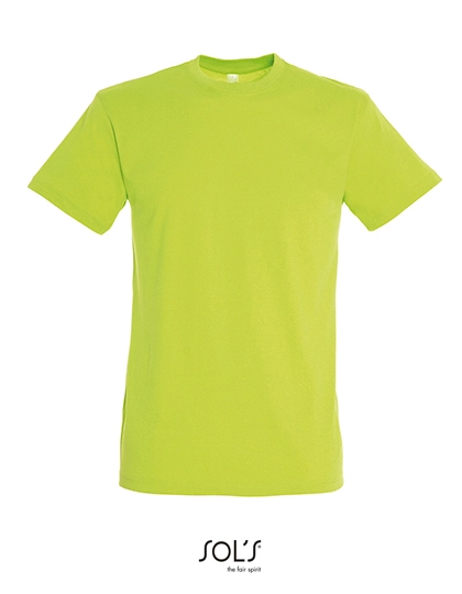 Regent T-Shirt 150 zum Besticken und Bedrucken in der Farbe Apple Green mit Ihren Logo, Schriftzug oder Motiv.