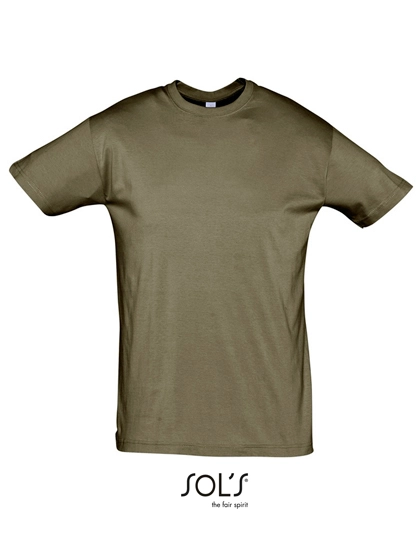 Regent T-Shirt 150 zum Besticken und Bedrucken in der Farbe Army mit Ihren Logo, Schriftzug oder Motiv.