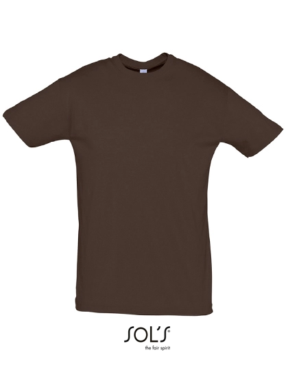 Regent T-Shirt 150 zum Besticken und Bedrucken in der Farbe Chocolate mit Ihren Logo, Schriftzug oder Motiv.