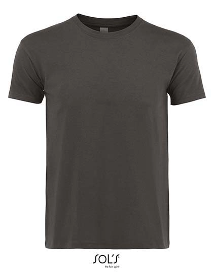 Regent T-Shirt 150 zum Besticken und Bedrucken in der Farbe Dark Grey (Solid) mit Ihren Logo, Schriftzug oder Motiv.