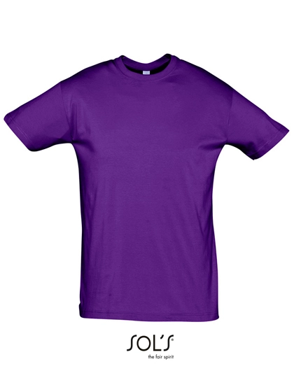 Regent T-Shirt 150 zum Besticken und Bedrucken in der Farbe Dark Purple mit Ihren Logo, Schriftzug oder Motiv.