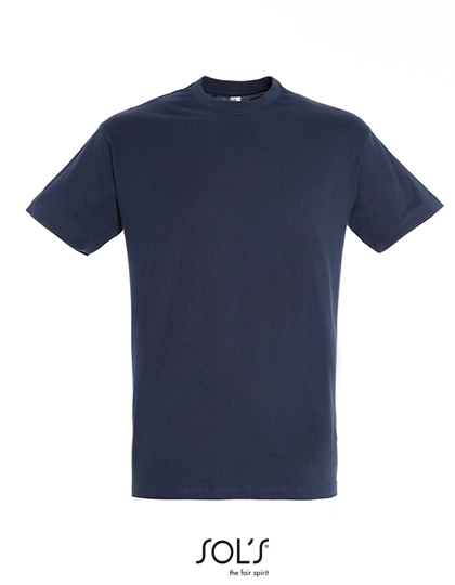 Regent T-Shirt 150 zum Besticken und Bedrucken in der Farbe French Navy mit Ihren Logo, Schriftzug oder Motiv.