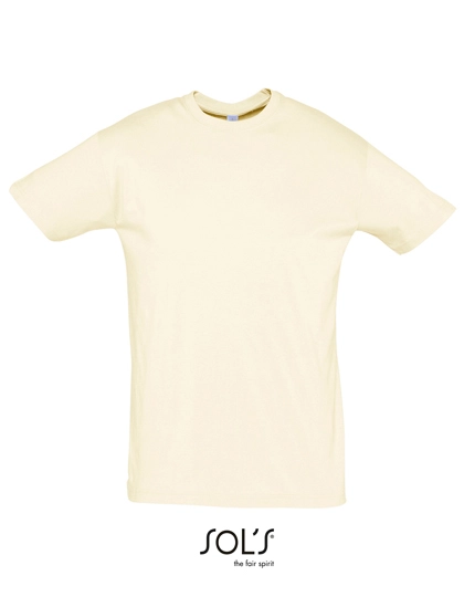 Regent T-Shirt 150 zum Besticken und Bedrucken in der Farbe Natural mit Ihren Logo, Schriftzug oder Motiv.