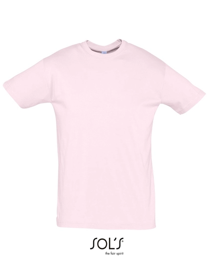 Regent T-Shirt 150 zum Besticken und Bedrucken in der Farbe Pale Pink mit Ihren Logo, Schriftzug oder Motiv.