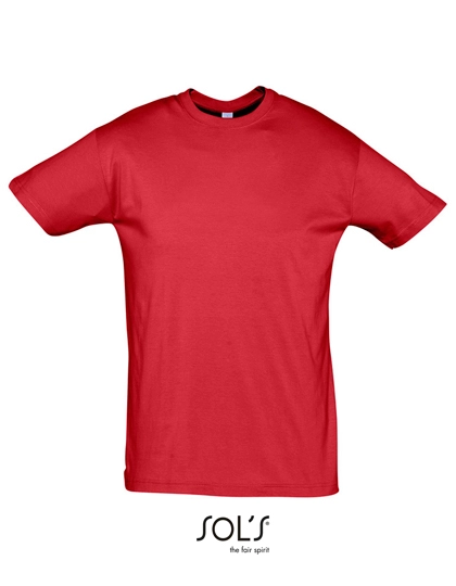 Regent T-Shirt 150 zum Besticken und Bedrucken in der Farbe Red mit Ihren Logo, Schriftzug oder Motiv.