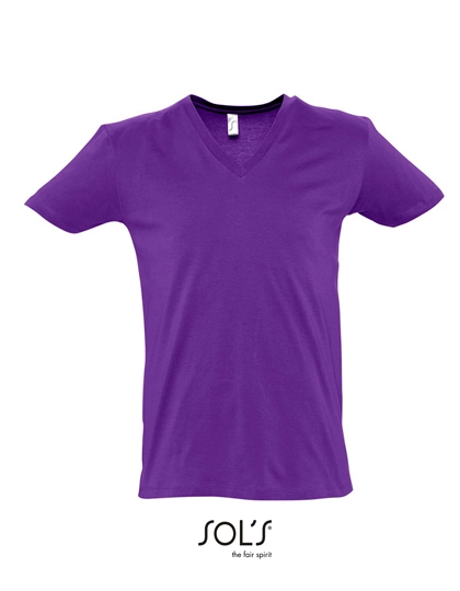 Short Sleeve Tee Shirt Master zum Besticken und Bedrucken in der Farbe Dark Purple mit Ihren Logo, Schriftzug oder Motiv.