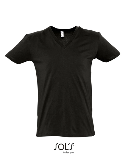 Short Sleeve Tee Shirt Master zum Besticken und Bedrucken in der Farbe Deep Black mit Ihren Logo, Schriftzug oder Motiv.