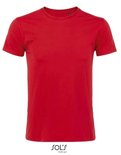 Imperial Fit T-Shirt zum Besticken und Bedrucken in der Farbe Red mit Ihren Logo, Schriftzug oder Motiv.