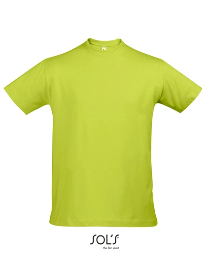 Imperial T-Shirt zum Besticken und Bedrucken in der Farbe Apple Green mit Ihren Logo, Schriftzug oder Motiv.