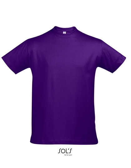 Imperial T-Shirt zum Besticken und Bedrucken in der Farbe Dark Purple mit Ihren Logo, Schriftzug oder Motiv.