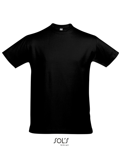 Imperial T-Shirt zum Besticken und Bedrucken in der Farbe Deep Black mit Ihren Logo, Schriftzug oder Motiv.