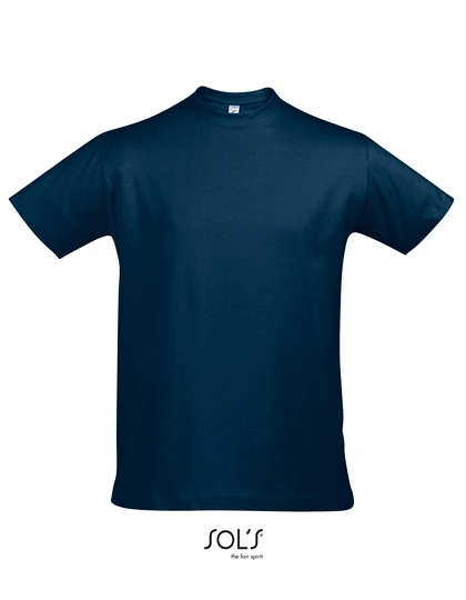Imperial T-Shirt zum Besticken und Bedrucken in der Farbe French Navy mit Ihren Logo, Schriftzug oder Motiv.
