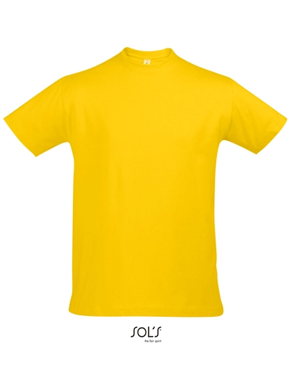 Imperial T-Shirt zum Besticken und Bedrucken in der Farbe Gold mit Ihren Logo, Schriftzug oder Motiv.