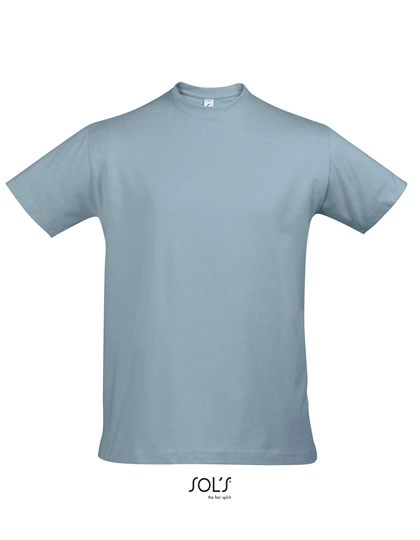 Imperial T-Shirt zum Besticken und Bedrucken in der Farbe Ice Blue mit Ihren Logo, Schriftzug oder Motiv.