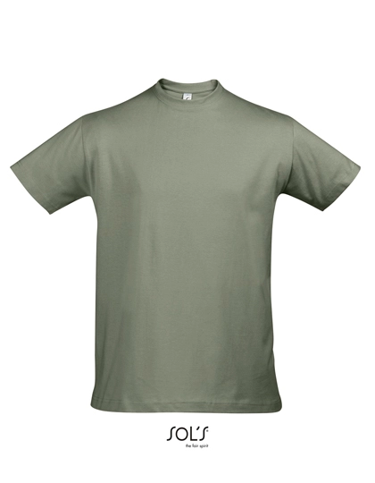 Imperial T-Shirt zum Besticken und Bedrucken in der Farbe Khaki mit Ihren Logo, Schriftzug oder Motiv.