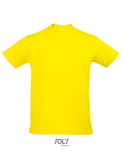Imperial T-Shirt zum Besticken und Bedrucken in der Farbe Lemon mit Ihren Logo, Schriftzug oder Motiv.