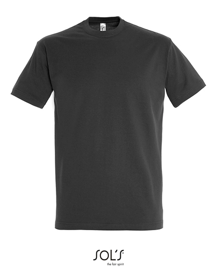 Imperial T-Shirt zum Besticken und Bedrucken in der Farbe Mouse Grey (Solid) mit Ihren Logo, Schriftzug oder Motiv.