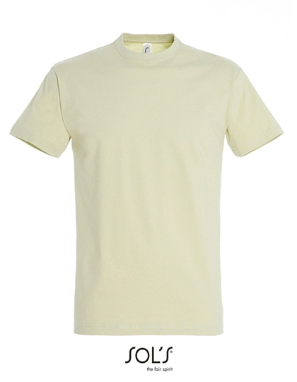Imperial T-Shirt zum Besticken und Bedrucken in der Farbe Sage Green mit Ihren Logo, Schriftzug oder Motiv.