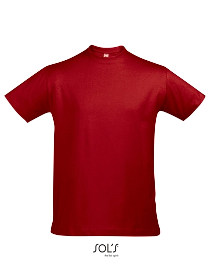 Imperial T-Shirt zum Besticken und Bedrucken in der Farbe Tango Red mit Ihren Logo, Schriftzug oder Motiv.