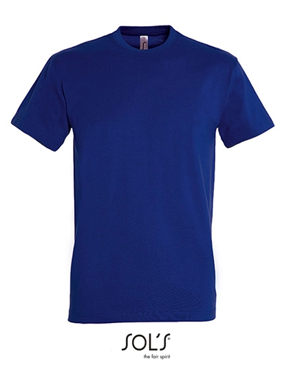 Imperial T-Shirt zum Besticken und Bedrucken in der Farbe Ultramarine mit Ihren Logo, Schriftzug oder Motiv.