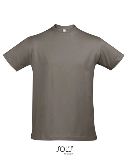 Imperial T-Shirt zum Besticken und Bedrucken in der Farbe Zinc (Solid) mit Ihren Logo, Schriftzug oder Motiv.
