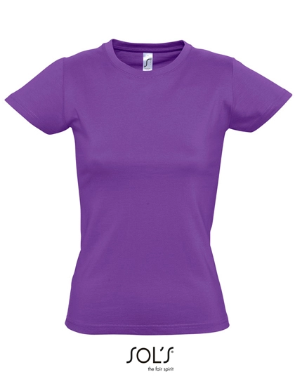 Women´s Imperial T-Shirt zum Besticken und Bedrucken in der Farbe Light Purple mit Ihren Logo, Schriftzug oder Motiv.