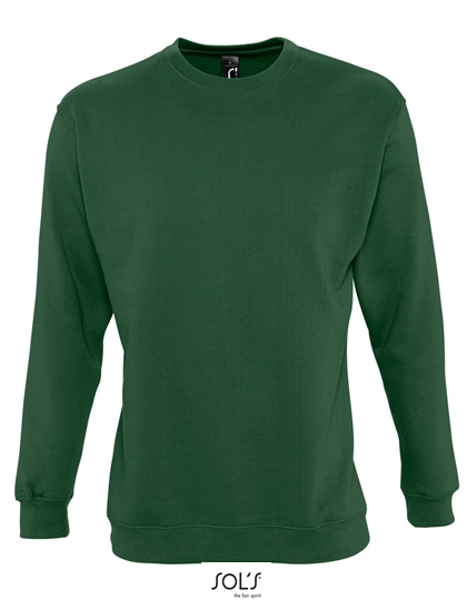 Unisex Sweatshirt New Supreme zum Besticken und Bedrucken in der Farbe Bottle Green mit Ihren Logo, Schriftzug oder Motiv.