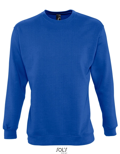 Unisex Sweatshirt New Supreme zum Besticken und Bedrucken in der Farbe Royal Blue mit Ihren Logo, Schriftzug oder Motiv.