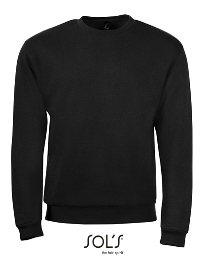 Men´s Spider Round-Neck Sweatshirt zum Besticken und Bedrucken in der Farbe Black mit Ihren Logo, Schriftzug oder Motiv.