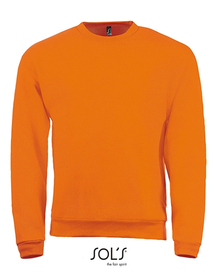 Men´s Spider Round-Neck Sweatshirt zum Besticken und Bedrucken in der Farbe Orange mit Ihren Logo, Schriftzug oder Motiv.