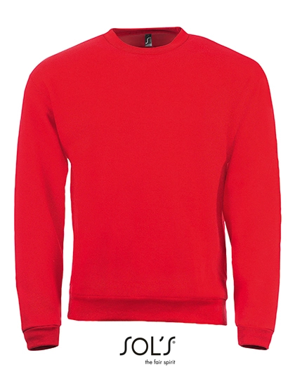 Men´s Spider Round-Neck Sweatshirt zum Besticken und Bedrucken in der Farbe Red mit Ihren Logo, Schriftzug oder Motiv.