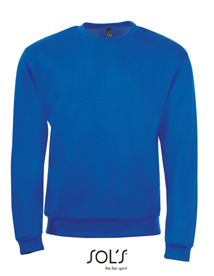 Men´s Spider Round-Neck Sweatshirt zum Besticken und Bedrucken in der Farbe Royal Blue mit Ihren Logo, Schriftzug oder Motiv.