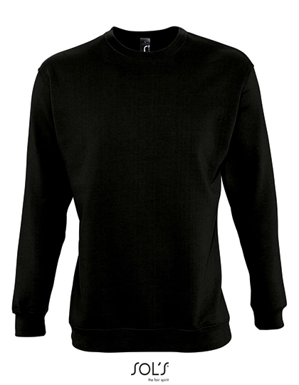 Unisex Sweatshirt Supreme zum Besticken und Bedrucken in der Farbe Black mit Ihren Logo, Schriftzug oder Motiv.