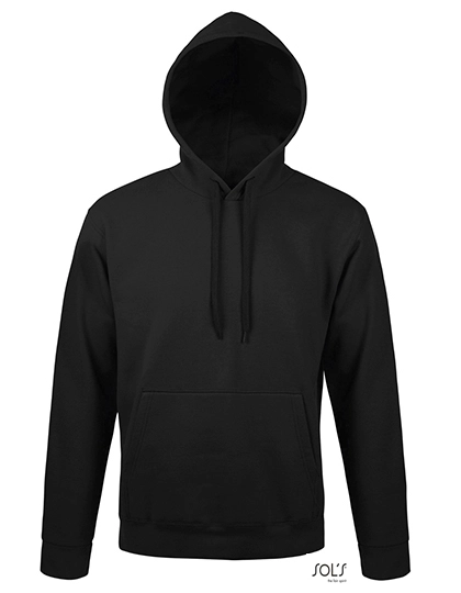 Unisex Hooded Sweat-Shirt Snake zum Besticken und Bedrucken in der Farbe Black mit Ihren Logo, Schriftzug oder Motiv.