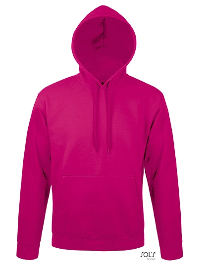 Unisex Hooded Sweat-Shirt Snake zum Besticken und Bedrucken in der Farbe Fuchsia mit Ihren Logo, Schriftzug oder Motiv.