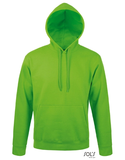 Unisex Hooded Sweat-Shirt Snake zum Besticken und Bedrucken in der Farbe Lime mit Ihren Logo, Schriftzug oder Motiv.