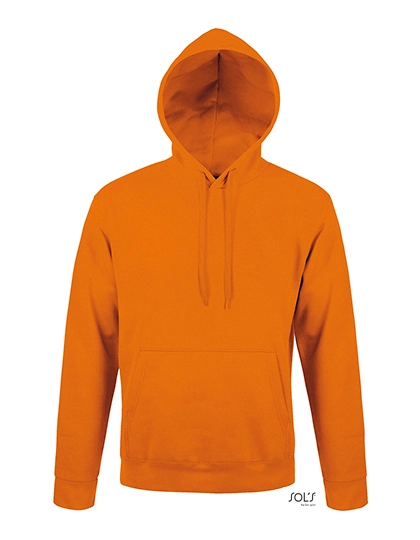 Unisex Hooded Sweat-Shirt Snake zum Besticken und Bedrucken in der Farbe Orange mit Ihren Logo, Schriftzug oder Motiv.