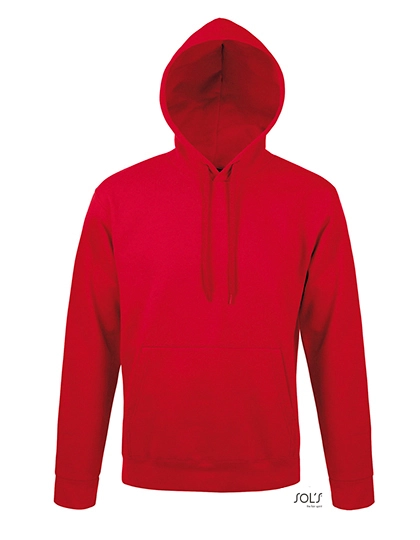 Unisex Hooded Sweat-Shirt Snake zum Besticken und Bedrucken in der Farbe Red mit Ihren Logo, Schriftzug oder Motiv.