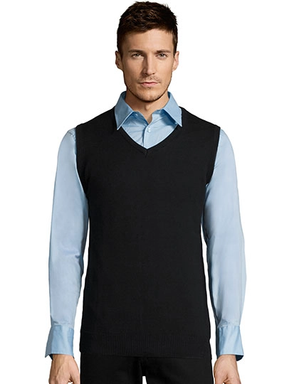 Unisex Sleeveless Sweater Gentlemen zum Besticken und Bedrucken mit Ihren Logo, Schriftzug oder Motiv.