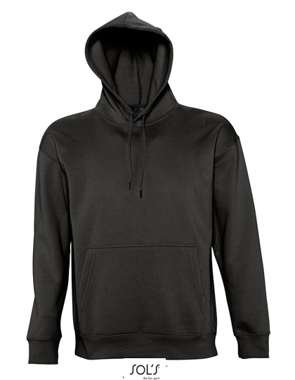 Hooded-Sweater Slam zum Besticken und Bedrucken in der Farbe Black mit Ihren Logo, Schriftzug oder Motiv.